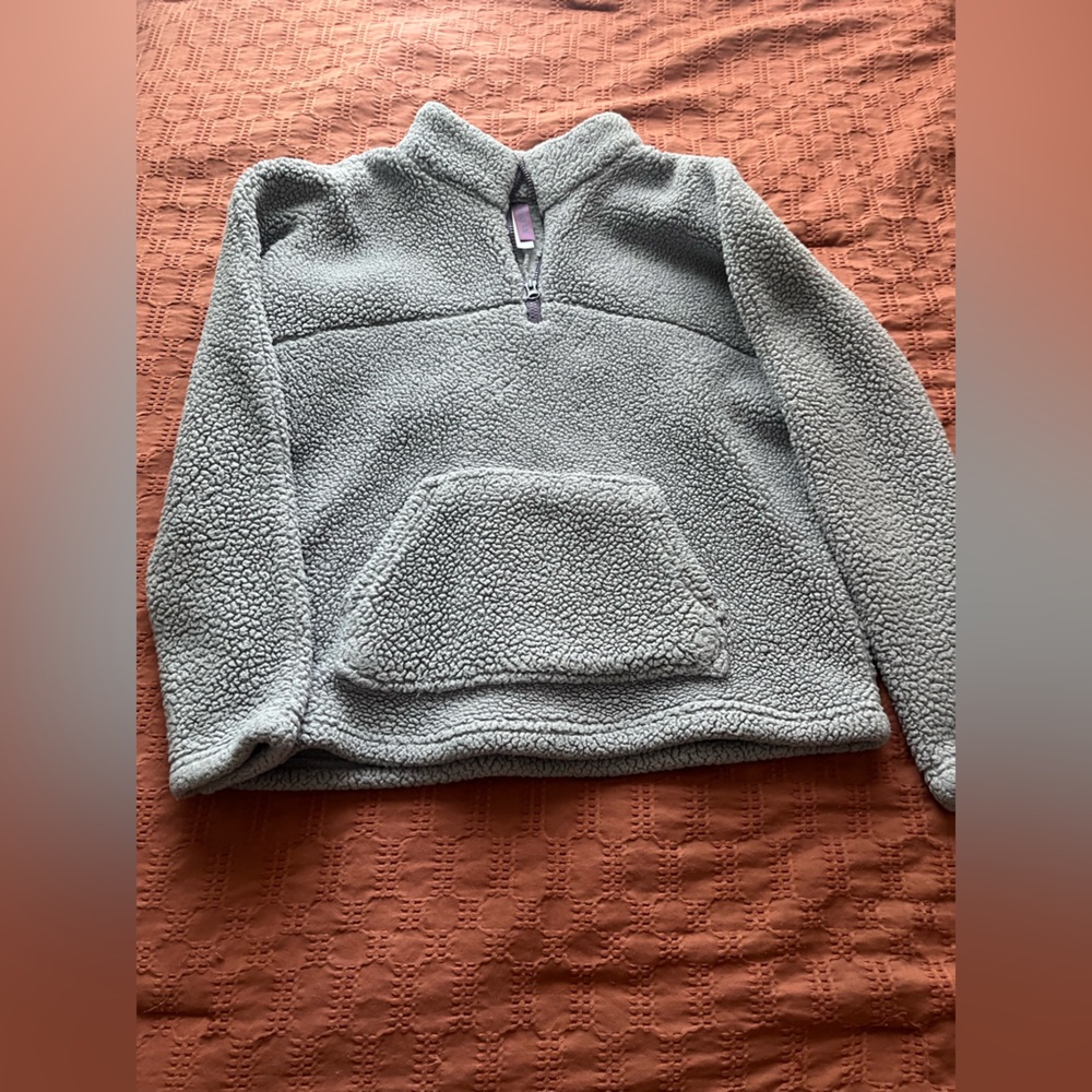 Cozy Lavender Sherpa Pullover